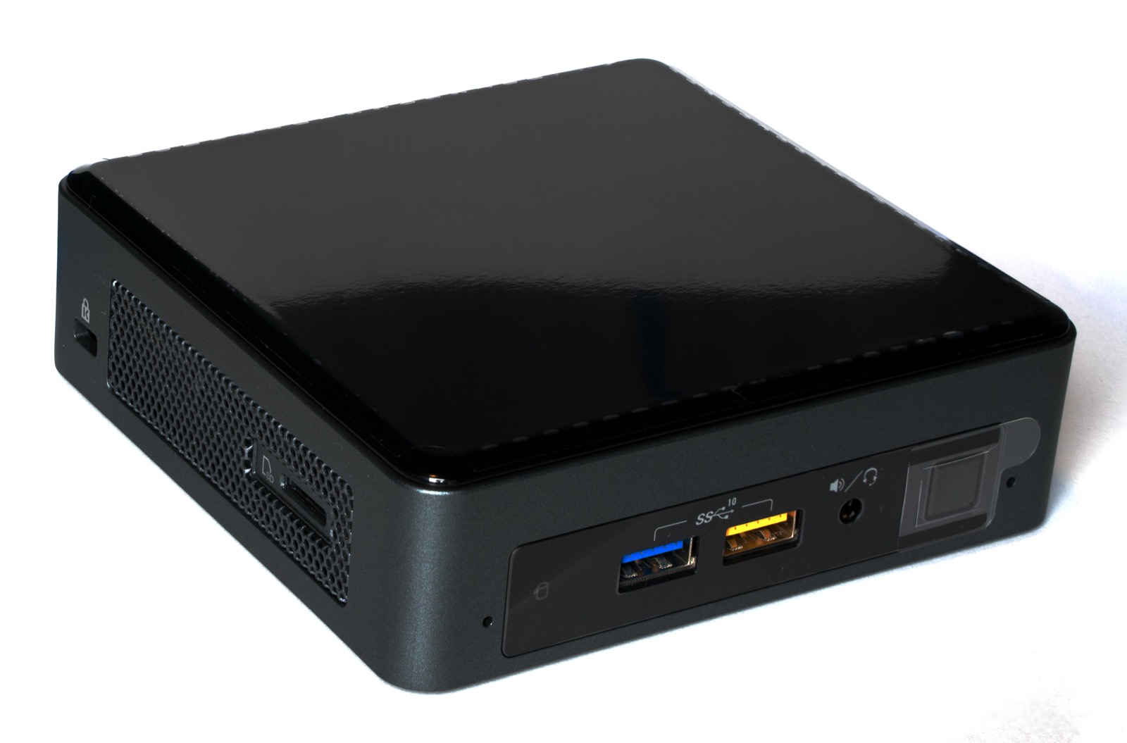 Intel NUC mini PC with front I/O ports
