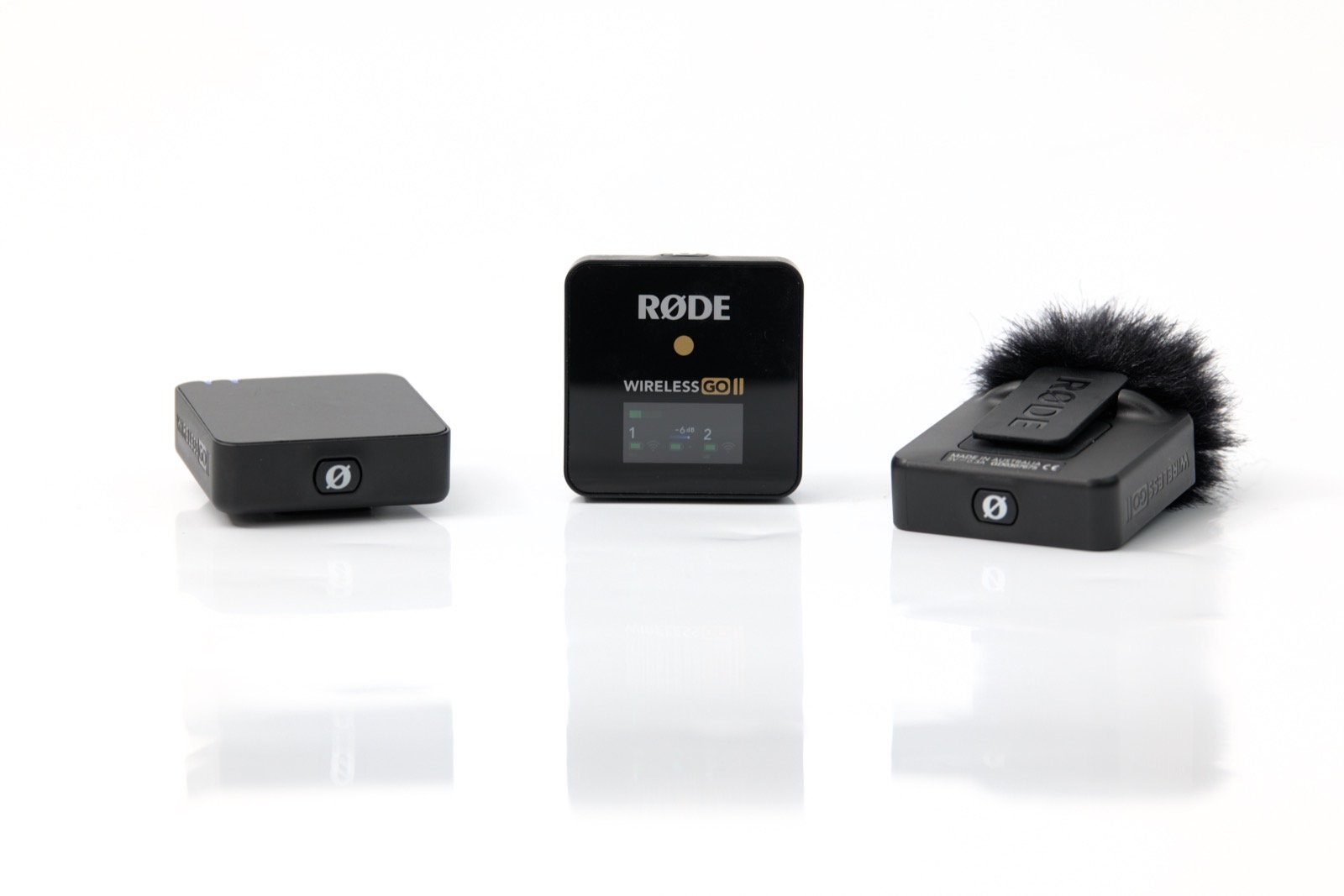 RØDE Wireless GO II transmitters and receiver kit